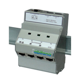 Modem-phone-fax splitter module