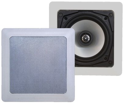  In-Wall/Ceiling square speaker - 5,25&quot; 
