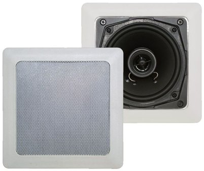 In-Wall/Ceiling square speaker - 5,25&quot;- 2way