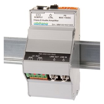 Home Control DIN-rail Stereo amplifier 