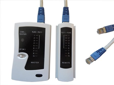 Wiremap network cabling tester for RJ45, RJ12, RJ11 links  (ABI-TT1002S00)