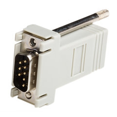 Serial adapter RJ45 jack to DB9 female  (ABI-AP1006S02)