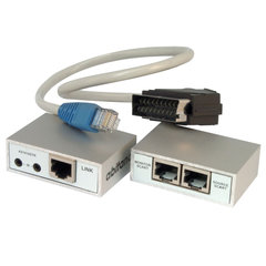 SCART/RJ45 input-output adapter for ABI-EV1017S00   (ABI-AS1016STR)