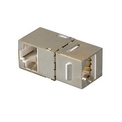 RJ45 to RJ45 Shielded Cat6 coupler, angled 90° -  keystone (ABI-CP1029S00)