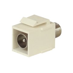 IEC male to F female coax coupler - keystone  (ABI-CX1004S00)