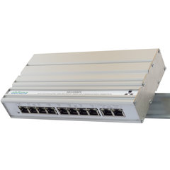 Ethernet Switch 8x 10/100Mbps PoE+ with 2 Gigabit uplinks - DIN rail mount  (ABI-EL4008SPE)