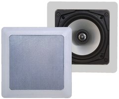 EMO5 SQ  In-Wall/Ceiling square speaker - 5,25" - 2way  (ABI-LSEMO5SSQ)