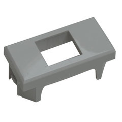 Wall outlet adapter compatible Ticino Axolute - white - 5pcs (ABI-WA2260S00-5)