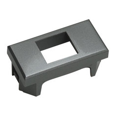 Wall outlet adapter compatible with Ticino Axolute - light grey - 5pcs (ABI-WA2290S00-5)